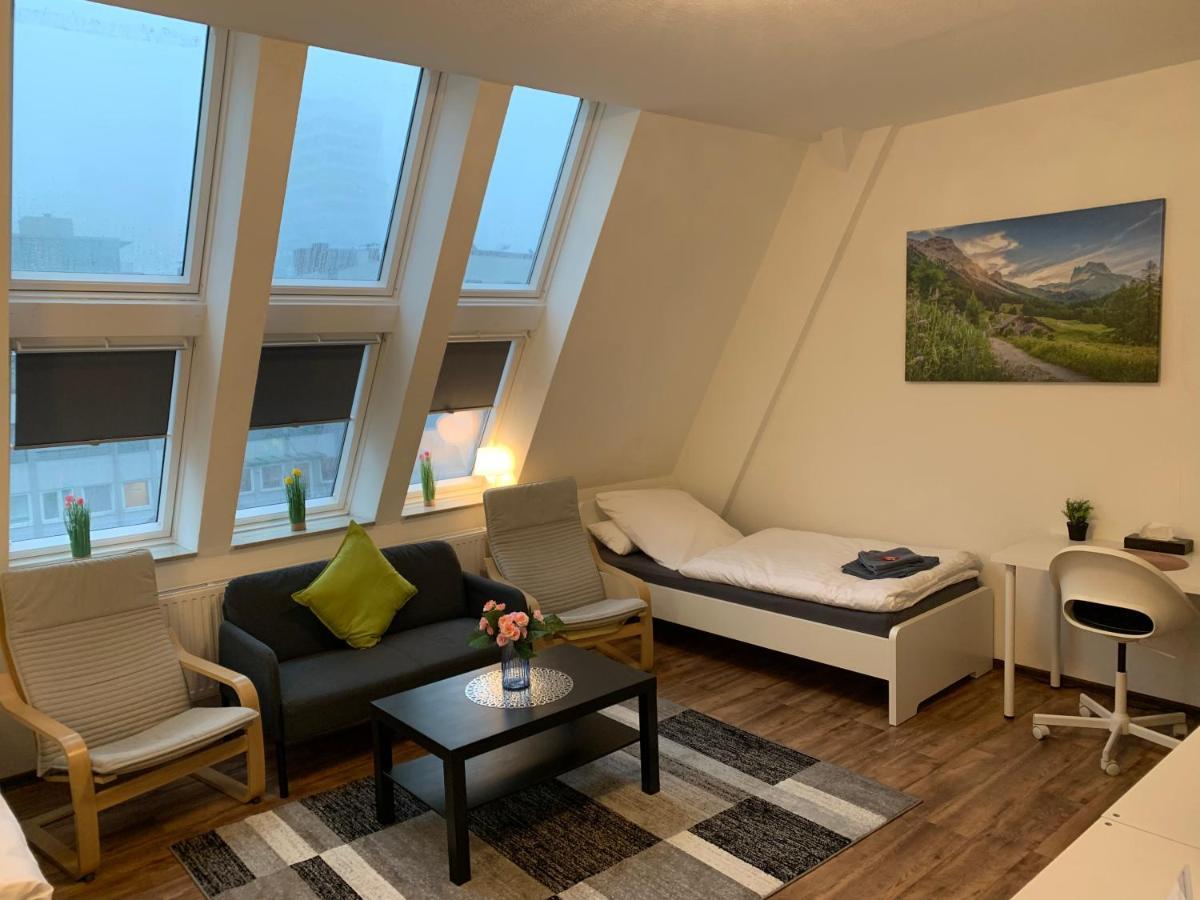 Cityapartment Platinum-Zentrum Mit Parkplatz 빌레펠트 외부 사진